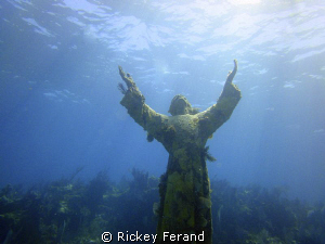 Christ of the Abyss - Key Largo, FL by Rickey Ferand 